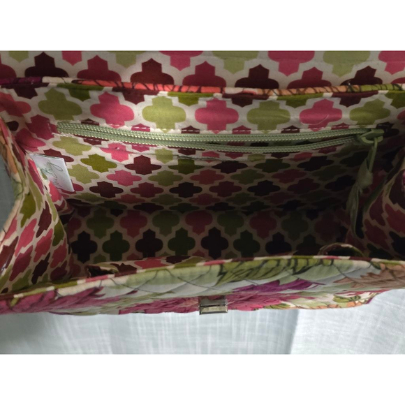 Women's Vera Bradley Floral Hello‎ Dahlia Julia Crossbody Purse - Picture 9 of 10
